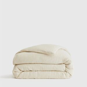 KING | Airy Gauze Duvet Cover in Undyed | NWOT